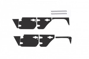 GPM SCX3ZSP11 SCALE ACCESSORIES: STAINLESS STEEL SLIP PROOF TREAD FOR SCX10 III JEEP - SCX3ZSP11-BK