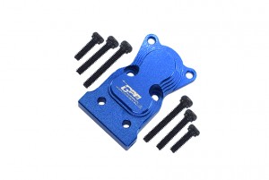GPM SCX24012A ALUMINUM FRONT / REAR GEARBOX COVER FOR AXIAL RACING 1/24 4WD SCX24 CRAWLER - BLUE - SCX24012A-B
