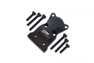 GPM SCX24012A ALUMINUM FRONT / REAR GEARBOX COVER FOR AXIAL RACING 1/24 4WD SCX24 CRAWLER - SCX24012A-BK
