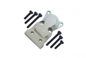 GPM SCX24012A ALUMINUM FRONT / REAR GEARBOX COVER FOR AXIAL RACING 1/24 4WD SCX24 CRAWLER - SCX24012A-S