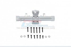 GPM SCX24013 ALUMINUM REAR GEAR BOX  AXIAL RACING 1/24 4WD SCX24 CRAWLER - SILVER - SCX24013-S