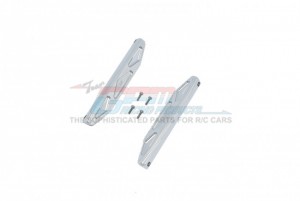 GPM HS014XA ALUMINUM CHASSIS NERF BARS SILVER INLAY A VERSION TRAXXAS 1/10 4WD HOSS 4X4 VXL 3S 90076 - HS014XA-S