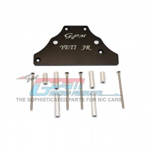 GPM MYT050 ALUMINUM PLATE FOR MODIFIED ELECTRONIC SETTING AXIAL 1/18 YETI JR - MYT050-BK