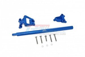 GPM HS025 ALUMINUM CENTER BRACE BAR W/ MOUNT TRAXXAS 1/10 4WD HOSS 4X4 VXL 3S - BLUE - HS025-B