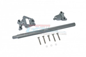 GPM HS025 ALUMINUM CENTER BRACE BAR W/ MOUNT TRAXXAS 1/10 4WD HOSS 4X4 VXL 3S - GUN SILVER - HS025-GS