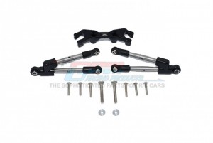 GPM HS049R ALUMINUM REAR TIE RODS W/ STABILIZER TRAXXAS 1/10 4WD HOSS 4X4 VXL 3S - HS049R-BK