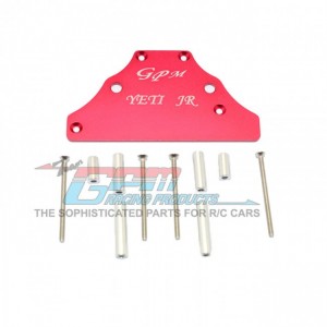 GPM MYT050 ALUMINUM PLATE FOR MODIFIED ELECTRONIC SETTING AXIAL 1/18 YETI JR - Red - MYT050-R