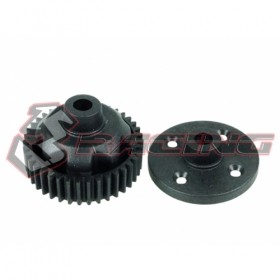 3RACING SAK-F01A/V2 Gear Differential Plastic Replacement - Ver. 2 1/10 SAKURA FF / FGX / M06 - SAK-F01A/V2