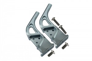 GPM MAI040RB ALUMINUM REAR WING MOUNT ARA320519 ARRMA 1/7 INFRACTION / LIMITLESS  6S BLX - GUN SILVER - MAI040RB-GS