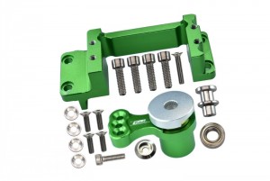 GPM MAKX024 ALUMINUM SERVO MOUNT SERVO HORN - 25T ARRMA 1/5 4WD OUTCAST KRATON 8S BLX - GREEN - MAKX024-G