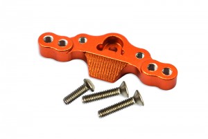 GPM LM054SM ALUMINUM STABILIZING MOUNT FOR FRONT UPPER ARM TIE RODS TEAM LOSI  1/18 2WD MINI-T 2.0 STADIUM TRUCK LOS01015 - ORANGE - LM054SM-OR