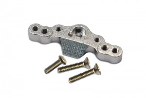 GPM LM054SM ALUMINUM STABILIZING MOUNT FOR FRONT UPPER ARM TIE RODS TEAM LOSI  1/18 2WD MINI-T 2.0 STADIUM TRUCK LOS01015 - SILVER - LM054SM-S