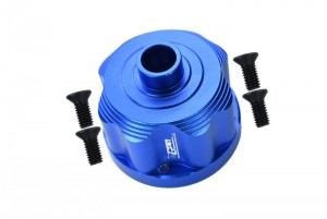 GPM MAKX011 ALUMINIUM FRONT / REAR DIFF CASE ARA310937 ARRMA 1/5 4WD OUTCAST / KRATON 8S - BLUE - MAKX011-B