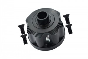 GPM MAKX011 ALUMINIUM FRONT / REAR DIFF CASE ARA310937 ARRMA 1/5 4WD OUTCAST / KRATON 8S - BLACK - MAKX011-BK