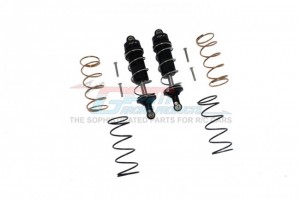 GPM MAKS107F ALUMINUM FRONT THICKENED SPRING DAMPERS 107mm ARRMA 1/10 4WD KRATON 4X4 4S BLX ARA102690 - BLACK - MAKS107F-BK-S