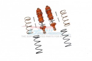 GPM MAKS107F ALUMINUM FRONT THICKENED SPRING DAMPERS 107mm ARRMA 1/10 4WD KRATON 4X4 4S BLX ARA102690 - ORANGE - MAKS107F-OR-S