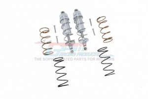 GPM MAKS107F ALUMINUM FRONT THICKENED SPRING DAMPERS 107mm ARRMA 1/10 4WD KRATON 4X4 4S BLX ARA102690 - SILVER - MAKS107F-S-S
