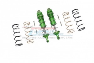 GPM MAKS120R ALUMINUM REAR THICKENED SPRING DAMPERS 120mm ARRMA 1/10 4WD KRATON 4X4 4S BLX ARA102690 - GREEN - MAKS120R-G-S