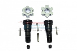 GPM TXM8170N/JT HARDEN STEEL #45 FRONT/REAR CVD JOINT W/ ALUMINUM WHEEL HUB HEX TRAXXAS 1/5 ELECTRIC 4WD X-MAXX 8S MONSTER TRUCK - TXM8170N/JT-GS