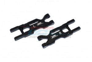 GPM LM056 ALUMINUM REAR LOWER ARMS TEAM LOSI 1/18 2WD MINI-T 2.0 STADIUM TRUCK LOS01015 - BLACK - LM056-BK
