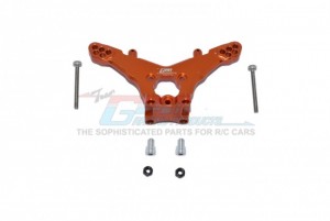 GPM LM030 ALUMINUM REAR DAMPER TOWER TEAM LOSI 1/18 2WD MINI-T 2.0 STADIUM TRUCK LOS01015 - ORANGE - LM030-OR