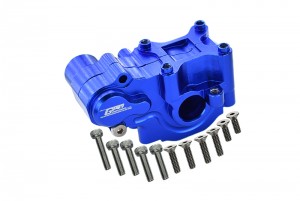 GPM LM013 ALUMINUM REAR GEAR BOX LOSI 1/18 2WD MINI-T 2.0 STADIUM TRUCK LOS01015 - BLUE - LM013-B