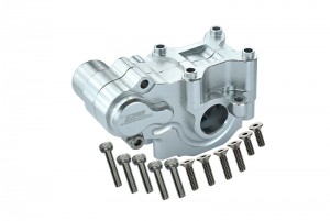GPM LM013 ALUMINUM REAR GEAR BOX LOSI 1/18 2WD MINI-T 2.0 STADIUM TRUCK LOS01015 - SILVER - LM013-S