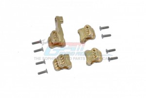 GPM TRX4089X-OC BRASS FRONT&REAR AXLE MOUNT SET FOR SUSPENSION LINKS 1/10 TRAXXAS TRX-4 CRAWLER - TRX4089X-OC