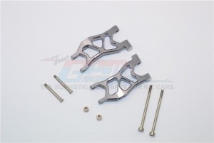 GPM MYT055 ALUMINUM FRONT ARMS  AXIAL 1/18 YETI JR - Gun silver - MYT055-GS