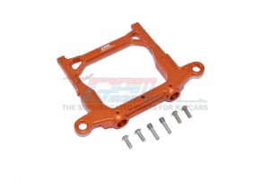 GPM SCX3L331R ALUMINIUM REAR BUMPER MOUNT AXIAL RACING 1/10 4WD SCX10 III CRAWELER - ORANGE - SCX3L331R-OR