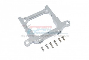 GPM SCX3L331R ALUMINIUM REAR BUMPER MOUNT AXIAL RACING 1/10 4WD SCX10 III CRAWELER - SILVER - SCX3L331R-S