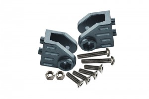 GPM LMT008F/R ALUMINUM FRONT/REAR AXLE MOUNT SET FOR SUSPENSION LINKS LOSI 1/8 LMT 4WD SOLID AXLE MONSTER LOS04022 - LMT008F/R-GS