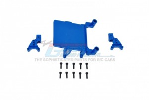 GPM SCX24201FR ALLOY ADJUSTABLE FRONT & REAR DAMPER MOUNT AXIAL 1/24 RC 4WD SCX24 - BLUE - SCX24201FR-B