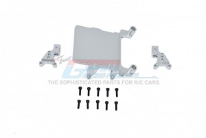 GPM SCX24201FR ALLOY ADJUSTABLE FRONT & REAR DAMPER MOUNT AXIAL 1/24 RC 4WD SCX24 - SILVER - SCX24201FR-S