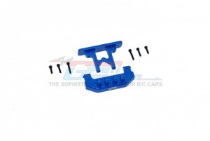 GPM SCX24330R ALUMINIUM REAR BUMPER+REAR BODYSHELL MOUNT AXIAL 1/24 RC 4WD CRAWLER SCX24 - BLUE - SCX24330R-B