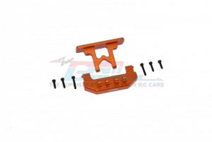 GPM SCX24330R ALUMINIUM REAR BUMPER+REAR BODYSHELL MOUNT AXIAL 1/24 RC 4WD CRAWLER SCX24 - ORANGE - SCX24330R-OR