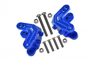 GPM LMT028F/R ALUMINUM FRONT / REAR SHOCK MOUNT LOSI 1/8 LMT 4WD SOLID AXLE MONSTER LOS04022 - BLUE - LMT028F/R-B