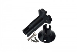 GPM MYT100 ALUMINUM DIFFERENTIAL OUTPUTS FOR REAR GEAR BOX AXIAL 1/18 YETI JR - Black - MYT100-BK