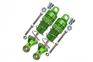 GPM LM050F ALUMINUM FRONT SPRING DAMPERS - 50mm LOSI 1/18 2WD MINI-T 2.0 STADIUM TRUCK LOS01015 - GREEN - LM050F-G-S