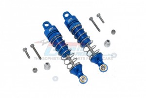 GPM LM060R ALUMINUM REAR SPRING DAMPERS - 60mm LOSI 1/18 2WD MINI-T 2.0 STADIUM TRUCK LOS01015 - BLUE - LM060R-B-S