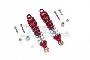 GPM LM060R ALUMINUM REAR SPRING DAMPERS - 60mm LOSI 1/18 2WD MINI-T 2.0 STADIUM TRUCK LOS01015 - RED - LM060R-R-S