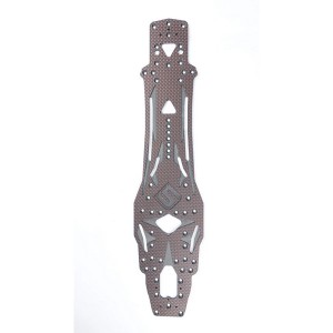 3RACING SAK-D5624 Graphite Main Chassis 1/10 RC SAKURA D5 Drift Car - SAK-D5624/RE