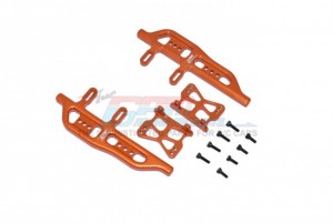 GPM SCX24014 ALUMINUM SIDE STEPS AXIAL RACING 1/24 4WD SCX24 CRAWLER - ORANGE - SCX24014-OR