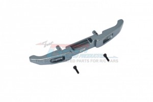 GPM SCX24330RJ ALUMINIUM REAR BUMPER  AXIAL RACING 1/24 4WD SCX24 - GUN SILVER - SCX24330RJ-GS