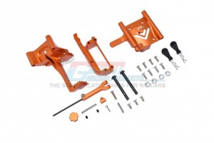 GPM MAI038AB ALUMINUM HANDBRAKE KIT W/ CENTER DIFFERENTIAL COVER ARRMA 1/7 4WD INFRACTION 6S BLX - ORANGE - MAI038AB-OR