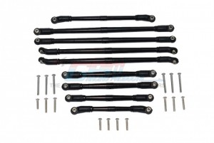GPM SCX3L160 ALUMINUM ADJUSTABLE TIE RODS 1/10 RC AXIAL SCX10 III CRAELER AXI03006 - BLACK - SCX3L160-BK-BEBK