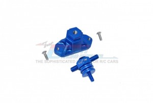 GPM ZSP060 ALUMINUM SPARE TIRE SUPPORT MOUNT W/ SPARE TIRE LOCKING AXIAL SCX10 II / TRAXXAS TRX-4 - BLUE - ZSP060-B