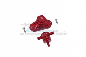 GPM ZSP060 ALUMINUM SPARE TIRE SUPPORT MOUNT W/ SPARE TIRE LOCKING AXIAL SCX10 II / TRAXXAS TRX-4 - RED - ZSP060-R