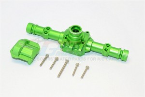 GPM SCX2012 ALUMINIUM FRONT / REAR AXLE HOUSING WITH COVER AXIAL SCX10 II 90047 - SCX2012-G