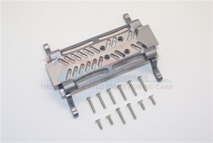 GPM MJ038B ALUMINIUM GEAR BOX BOTTOM MOUNT 1/10 RC AXIAL SMT10 GRAVE DIGGER - ORANGE - MJ038B-OR